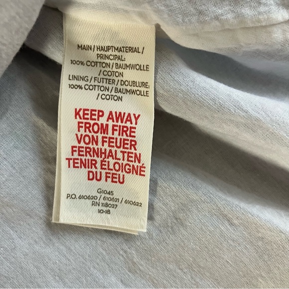 Mini Boden Blue Seersucker Embroidered Flower Lined Cotton Skirt 7-8 - Picture 5 of 6